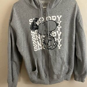 Gray Snoopy Hoodie